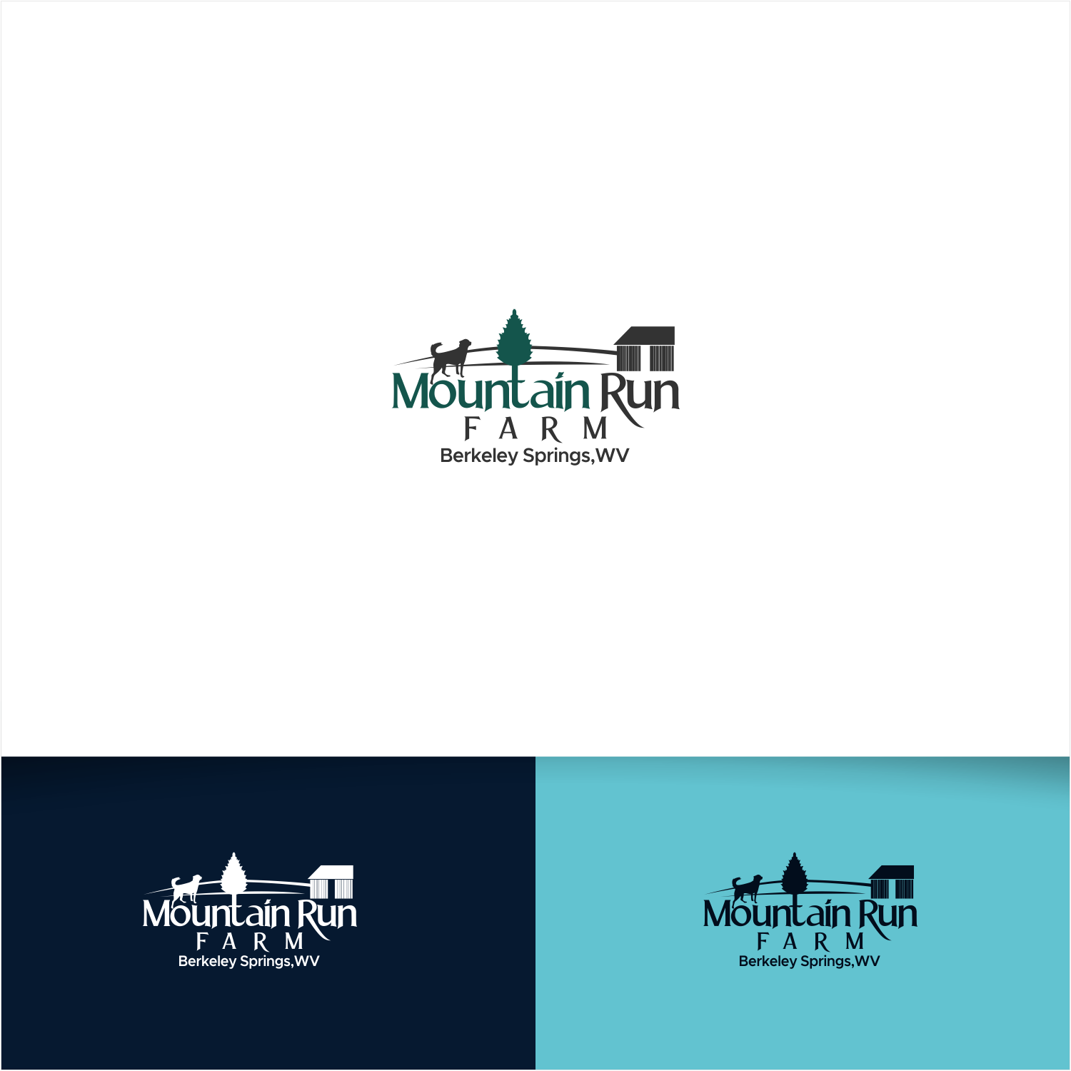 Logo Design by Arham Hidayat for Mountain Run Farm | Design #27743018