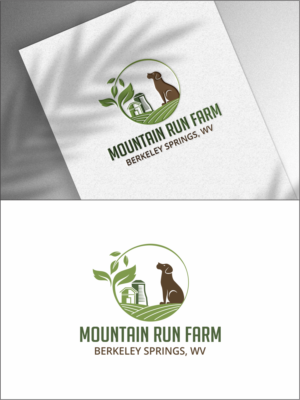 Logo Design by Robert Macwan for Mountain Run Farm | Design #27762418