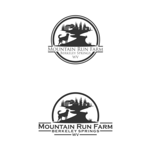 Logo Design by Gerald Design 3 for Mountain Run Farm | Design: #27734925