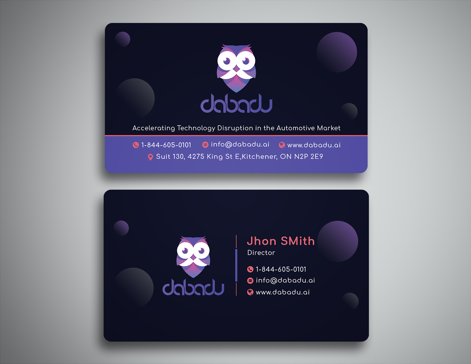 Visitenkarten-Design von Creative Moon Design für dieses Projekt | Design #27729235