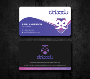 Business Card Design by Uttom 2 for this project | Design: #27744903
