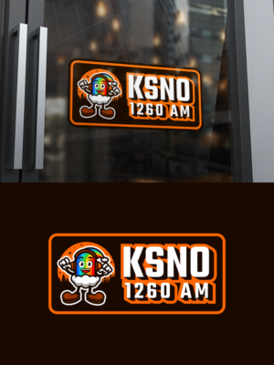 KSNO (vintage retro styling) | Logo Design by Patria Creative