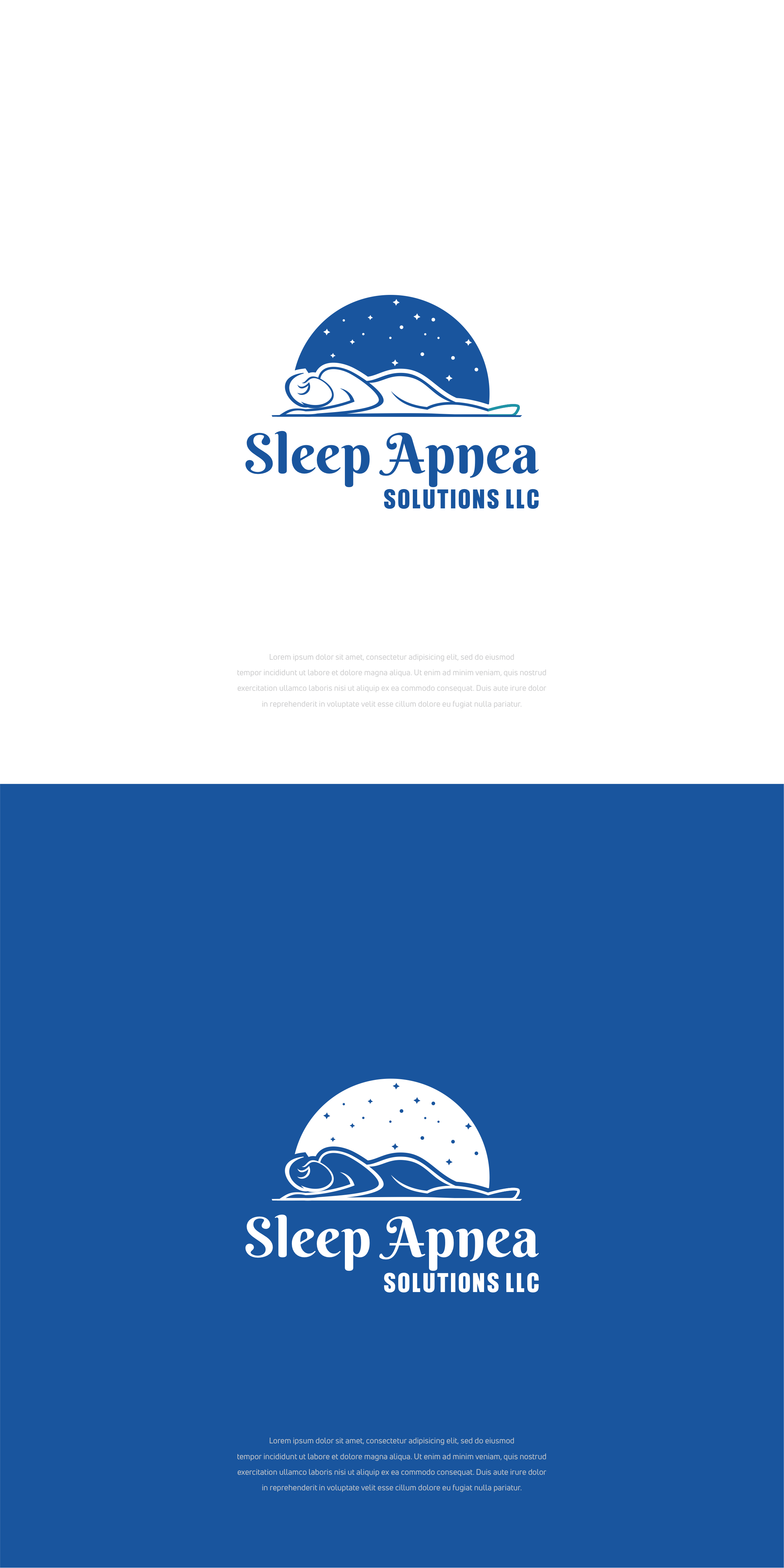 Logo Design by Low_vertical for Sleep Apnea Solutions LLC | Design #27744104