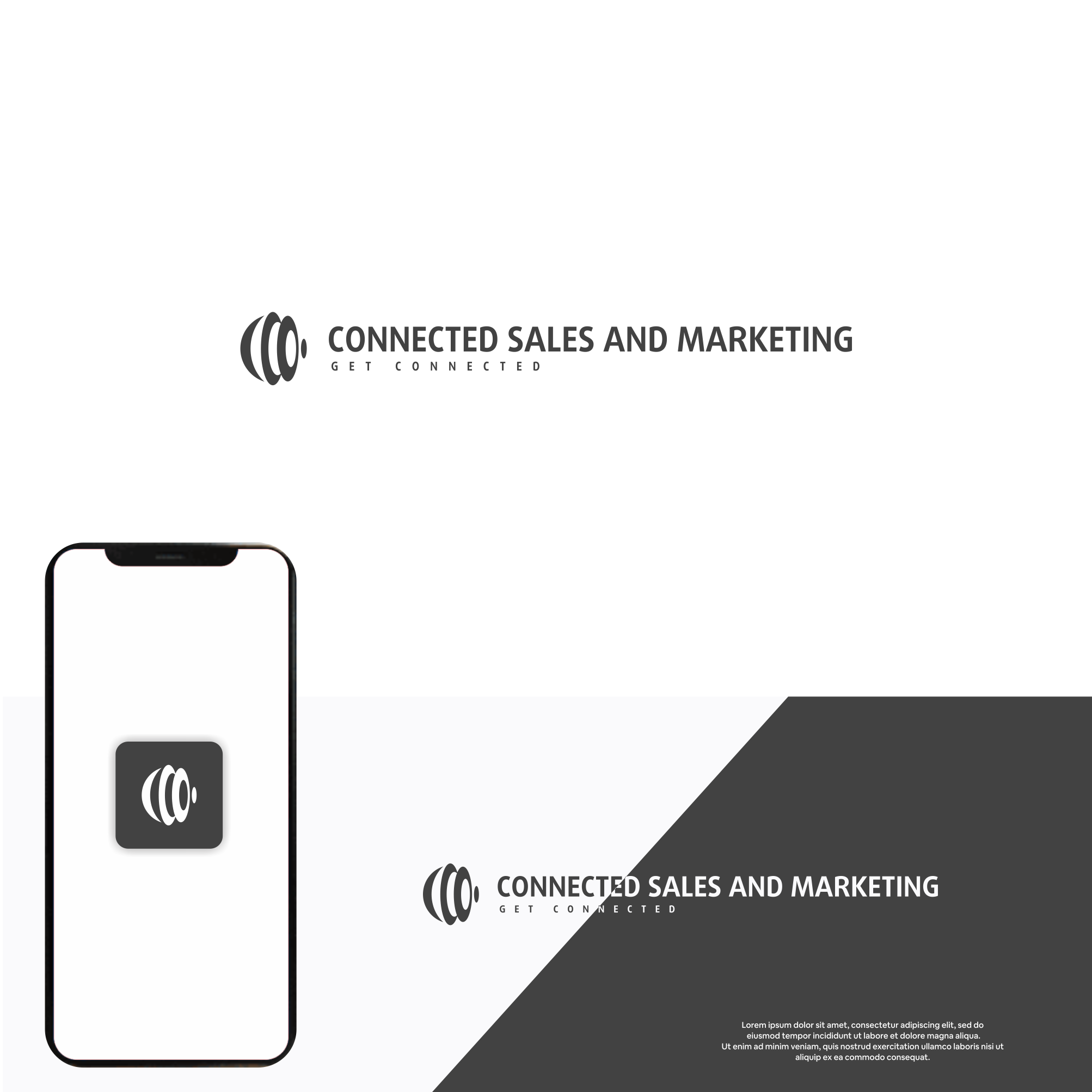 Logo Design by DesignFirst for Connected Sales and Marketing | Design #27734431