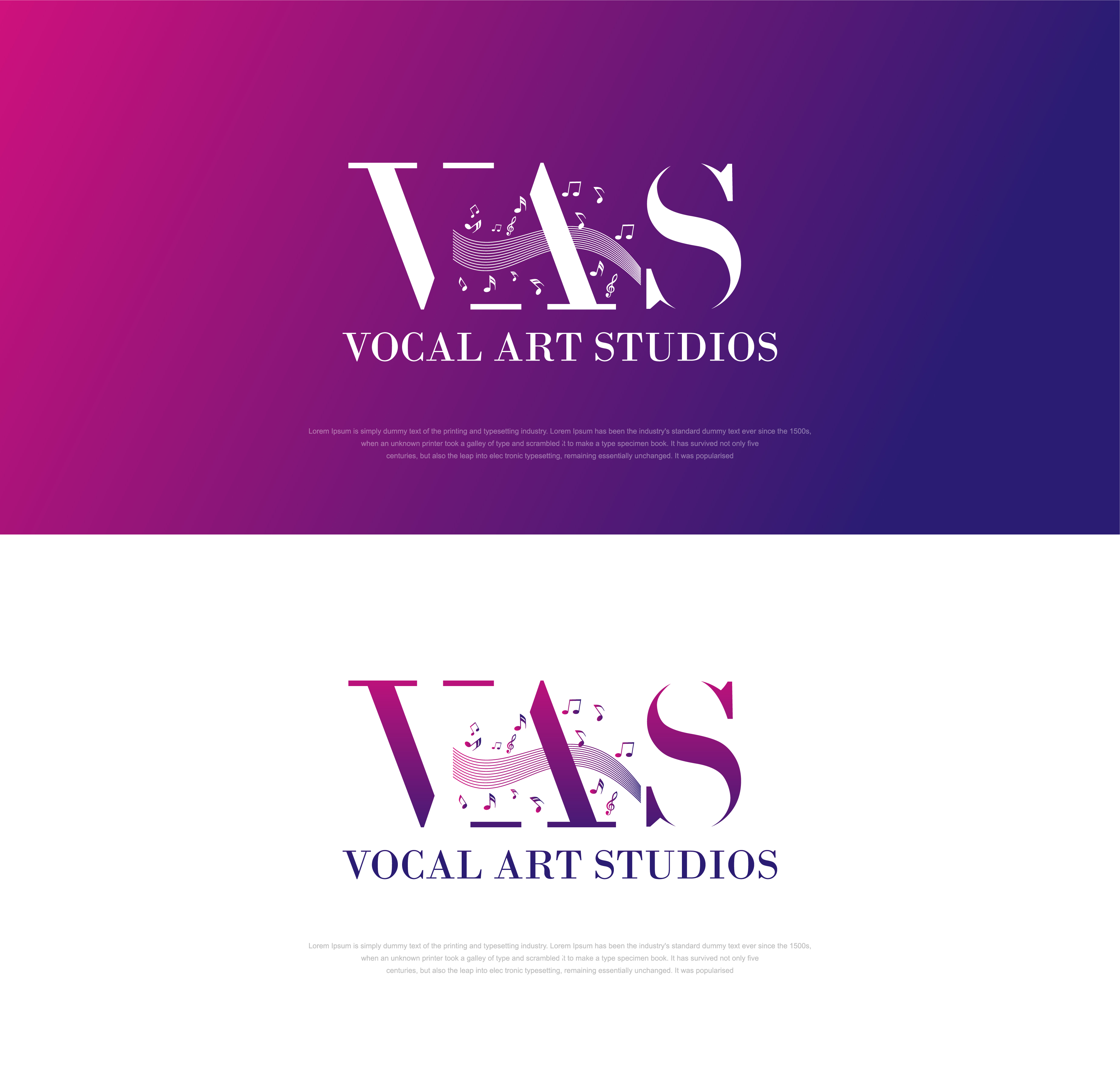 Logo Design by sushsharma99 for Vocal Art Studios | Design #27736826