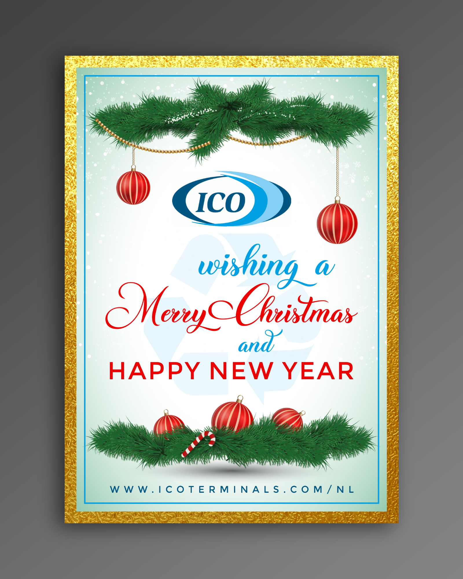 Greeting Card Design by ecorokerz for ICO | Design #27742941