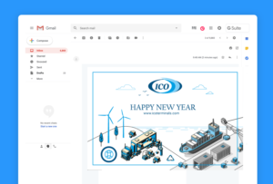 Diseño de Tarjeta de Felicitación por falcon.wings para ICO | Diseño: #27773990