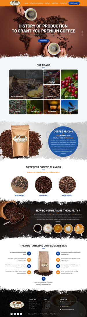 COFFEE CAUSE // COFFEE SOLUTIONS // MINDFUL COFFEE | Web-Design von pb