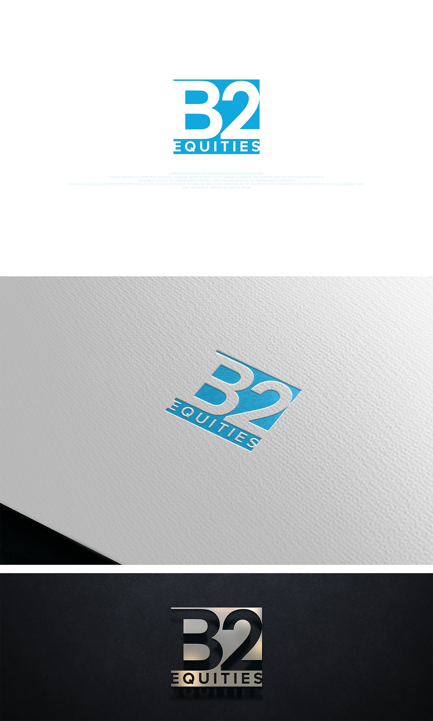 Logo Design by Ditty rajan for B2 Equities, LLC | Design #27768307