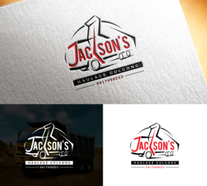 Logo Design by step forward 2 for Jacksons Haulage | Design: #27752004