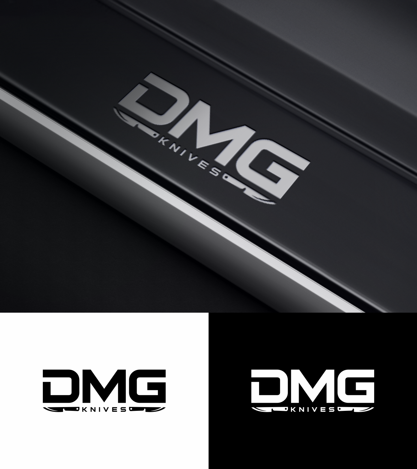 Logo Design for DMG Knives by Babakebab | Design #27740665