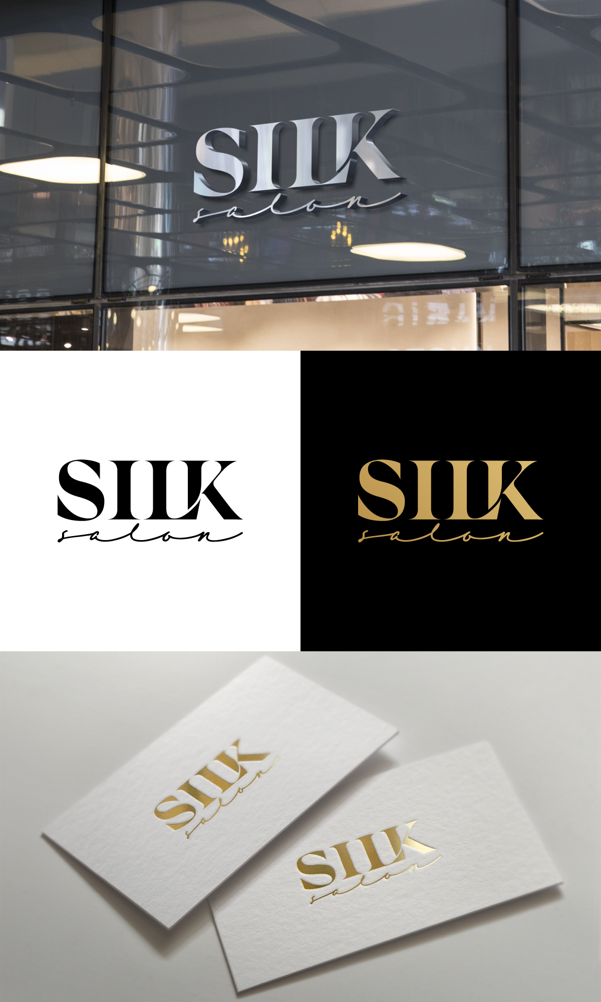 Logo-Design von ACK Design für Silk salon  | Design #27741423