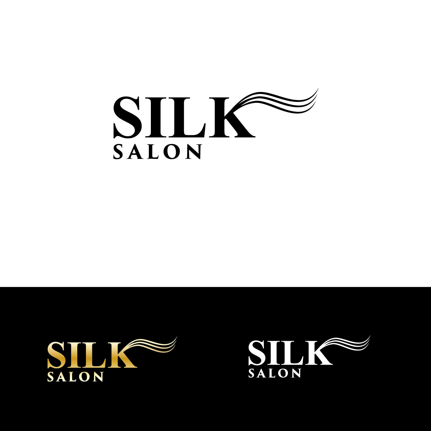 Logo Design by MG.graphics for Silk salon  | Design #27744444