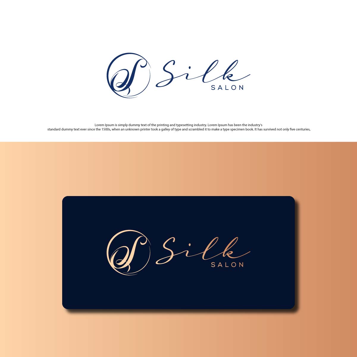 Logo Design by creative.bugs for Silk salon  | Design #27741375