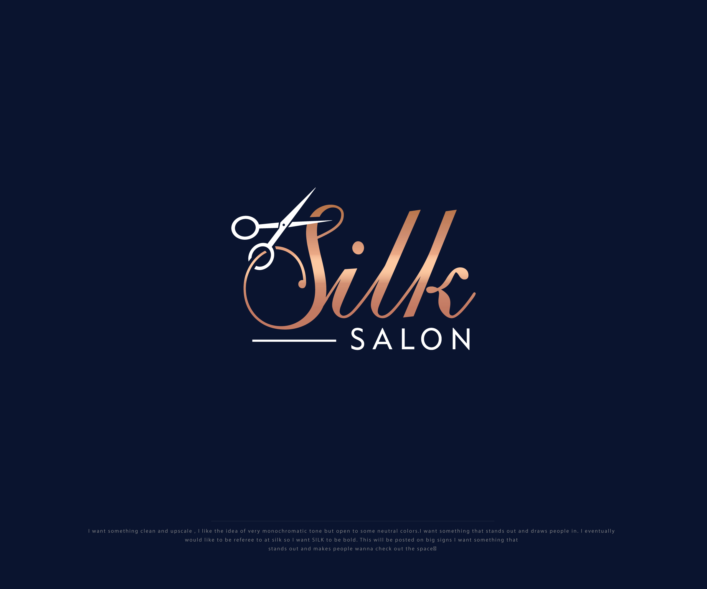 Logo Design by ecorokerz for Silk salon  | Design #27740856