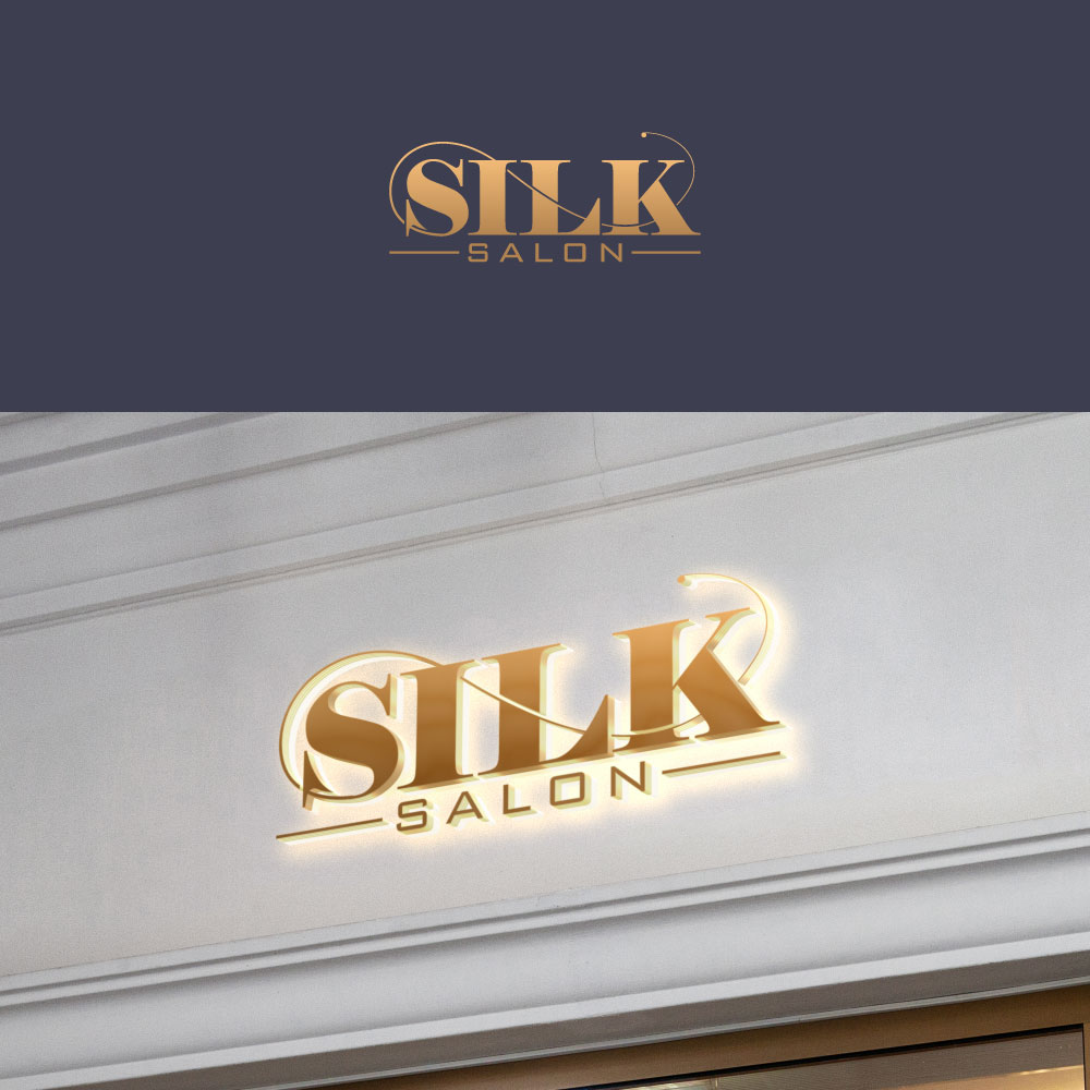 Logo Design by Trident for Silk salon  | Design #27741290