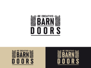 Be Creative barn doors | Diseño de Logo por kaatem