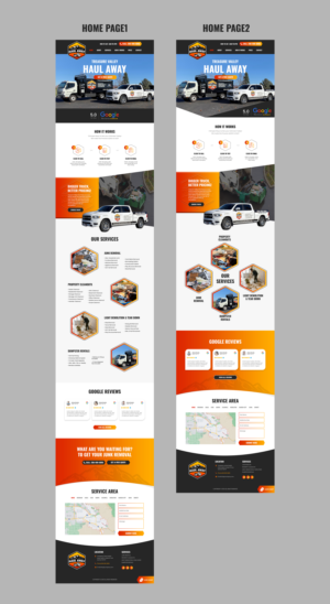 Web Design par MAHABA pour Treasure Valley HAUL AWAY | Design #27748803