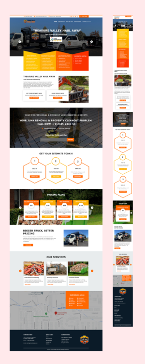 Diseño Web por VC para Treasure Valley HAUL AWAY | Diseño: #27780102