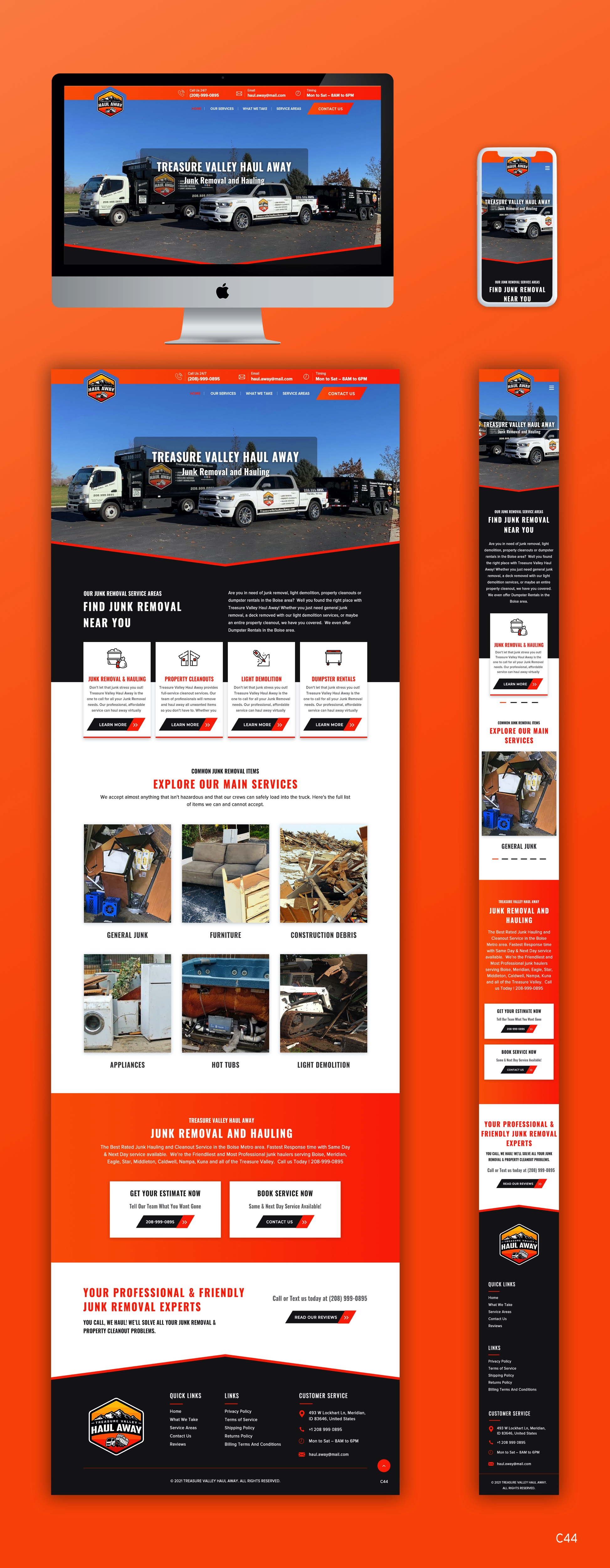 Diseño Web por pb para Treasure Valley HAUL AWAY | Diseño #27749916