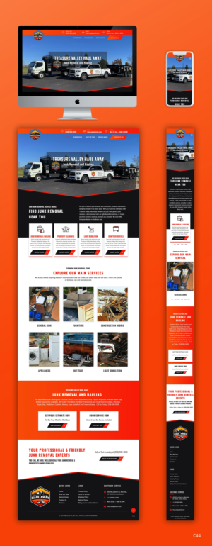 Diseño Web por pb para Treasure Valley HAUL AWAY | Diseño: #27749916
