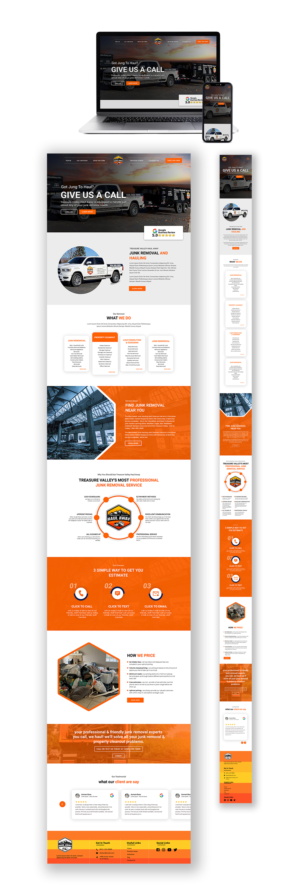 Web Design par Adeel Rahman pour Treasure Valley HAUL AWAY | Design #27758302