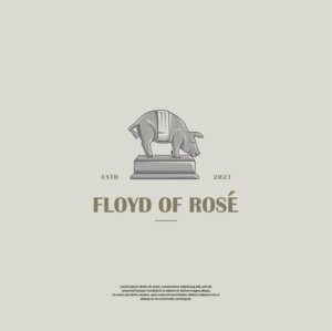 Floyd of Rosé | Logo Design by DesignFirst