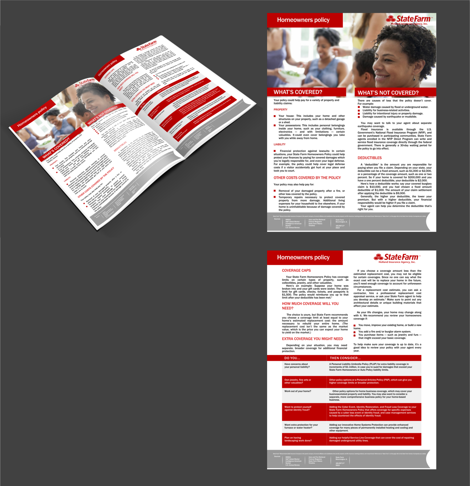 Brochure Design by elveneclipse for State Farm | Design #27762171