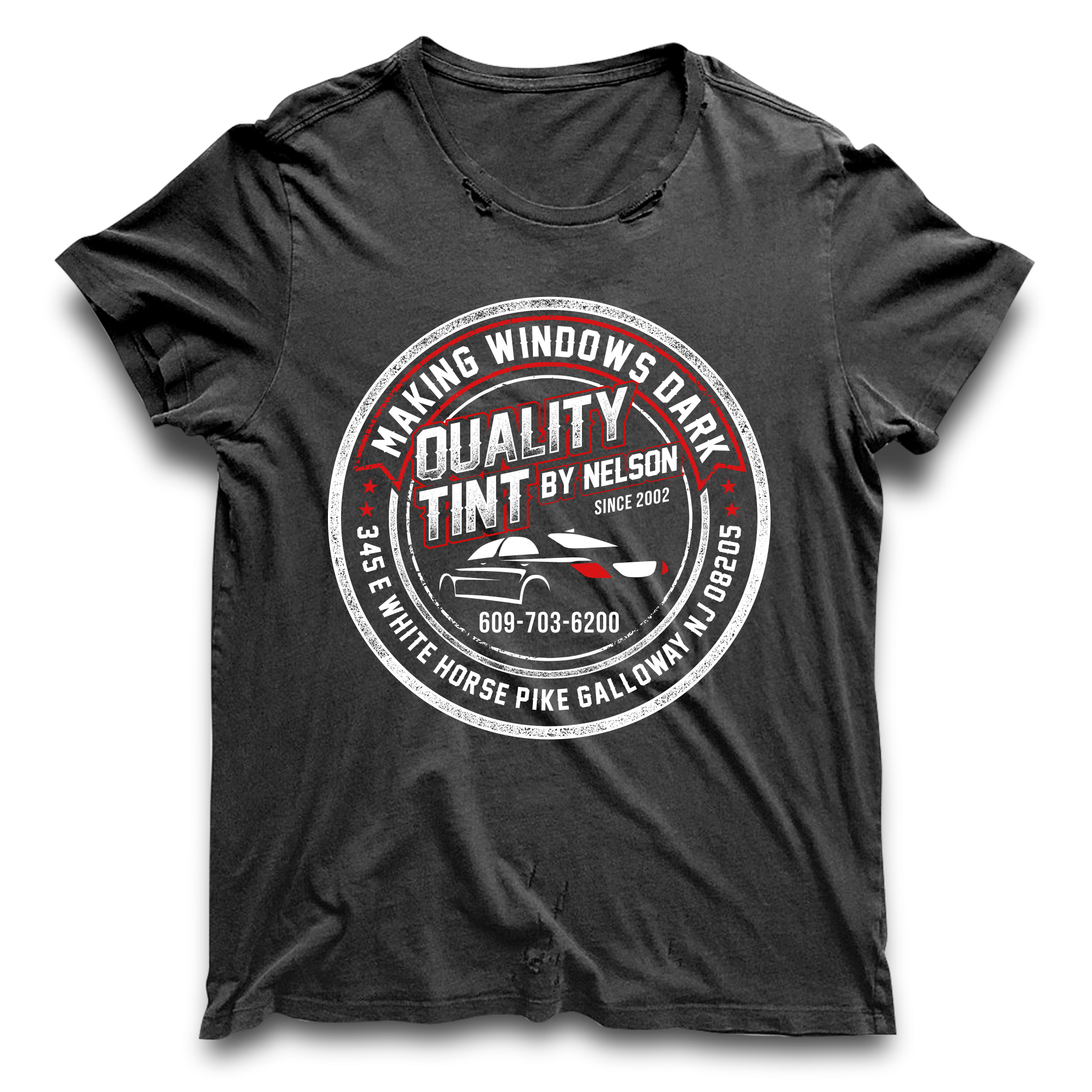 T-shirt Design by guruntool for Quality Tint by Nelson | Design #27772930