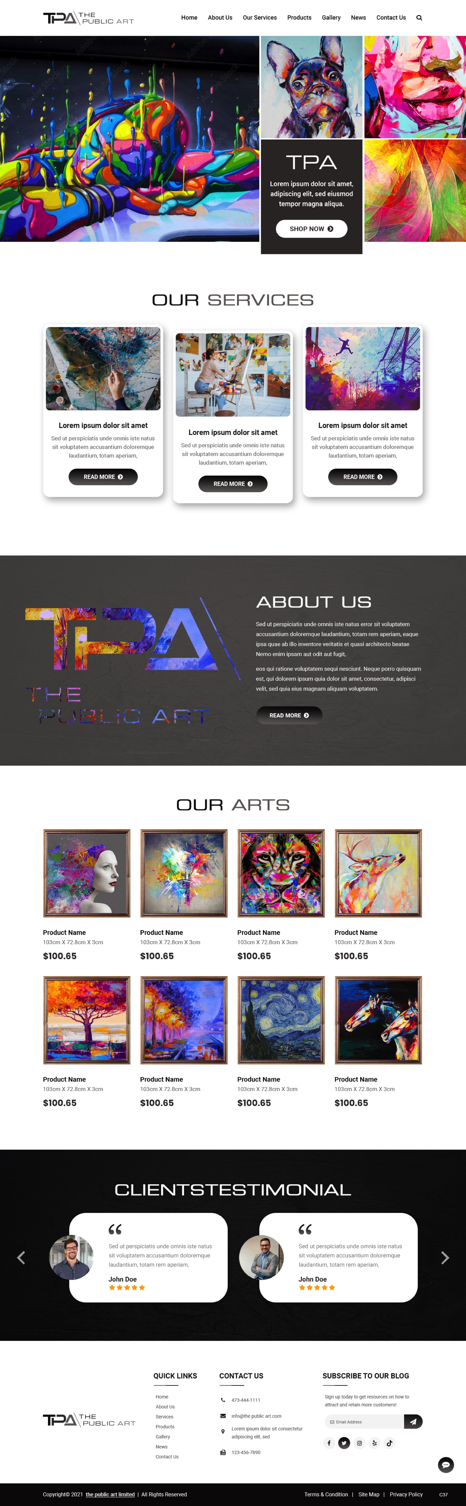 Web Design by pb for this project | Design #27754624