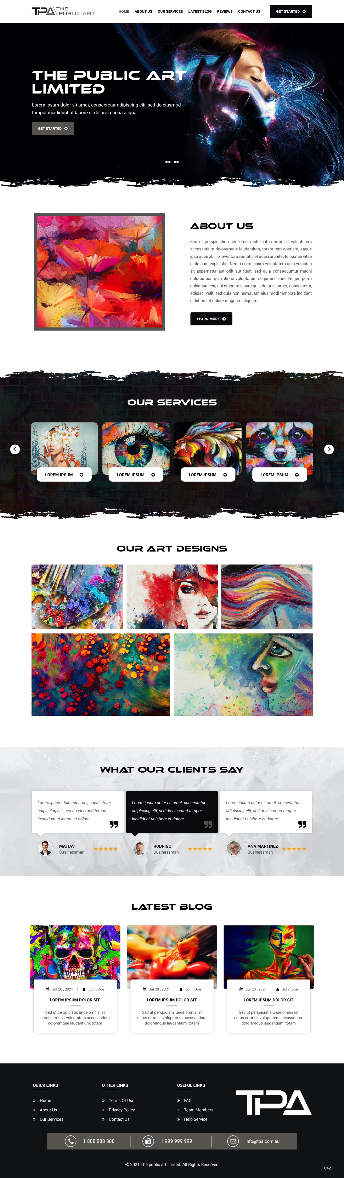 Web Design by pb for this project | Design #27754629