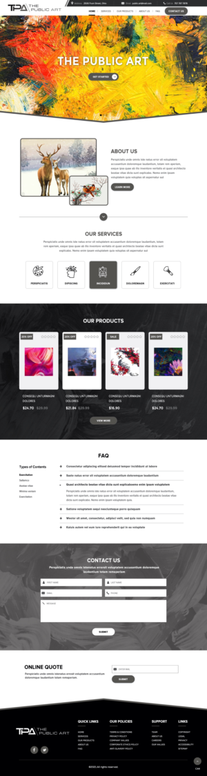 Web Design par pb pour ce projet | Design : #27878829