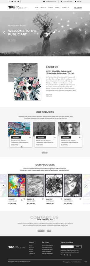 Web Design par pb pour ce projet | Design : #27882816