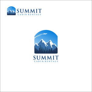 Summit Cabin Rentals | Logo Design by Rhibas
