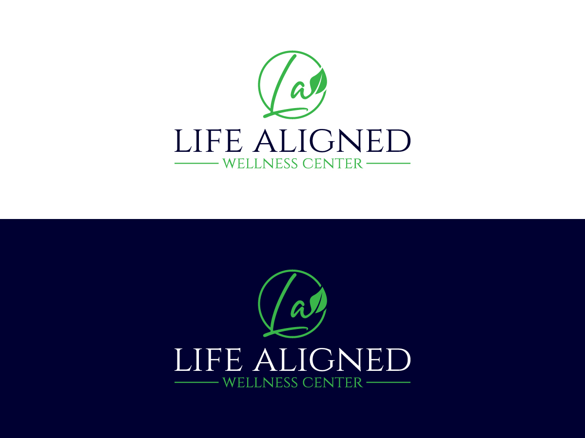 Logo Design by 439 Creations for Life Aligned Wellness Center | Design #27755088