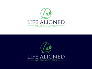 Logo Design by 439 Creations for Life Aligned Wellness Center | Design: #27755088