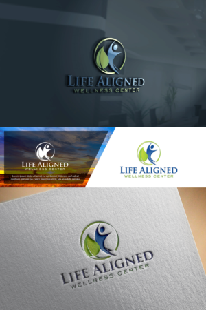 Logo Design by damian for Life Aligned Wellness Center | Design: #27751004