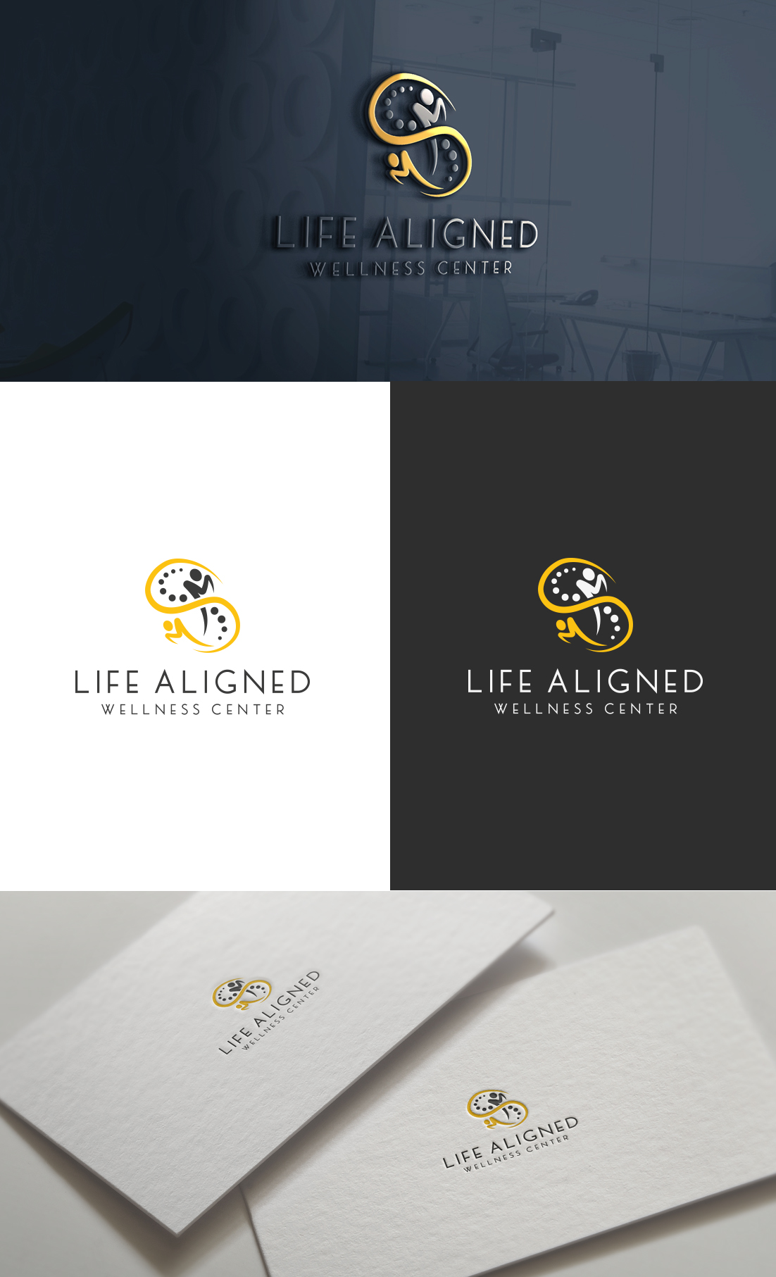 Design de Logo par GLDesigns pour Life Aligned Wellness Center | Design #27756043