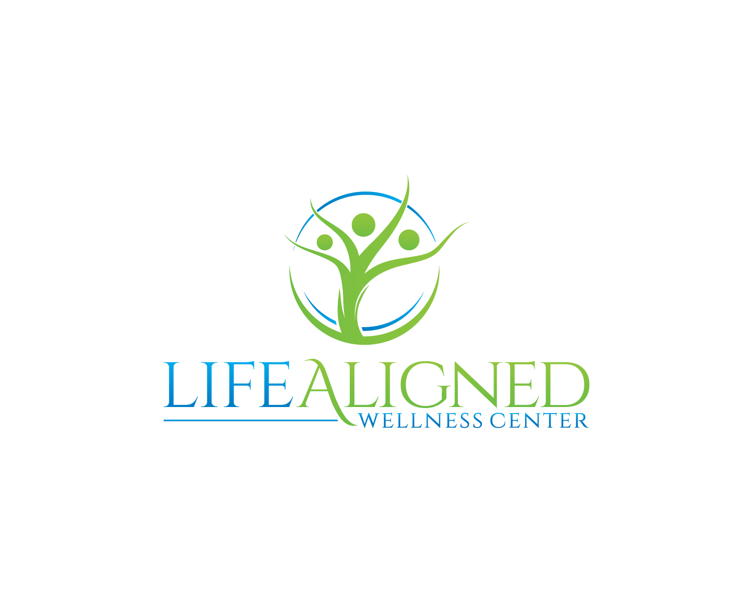 Logo Design by Atec for Life Aligned Wellness Center | Design #27753784