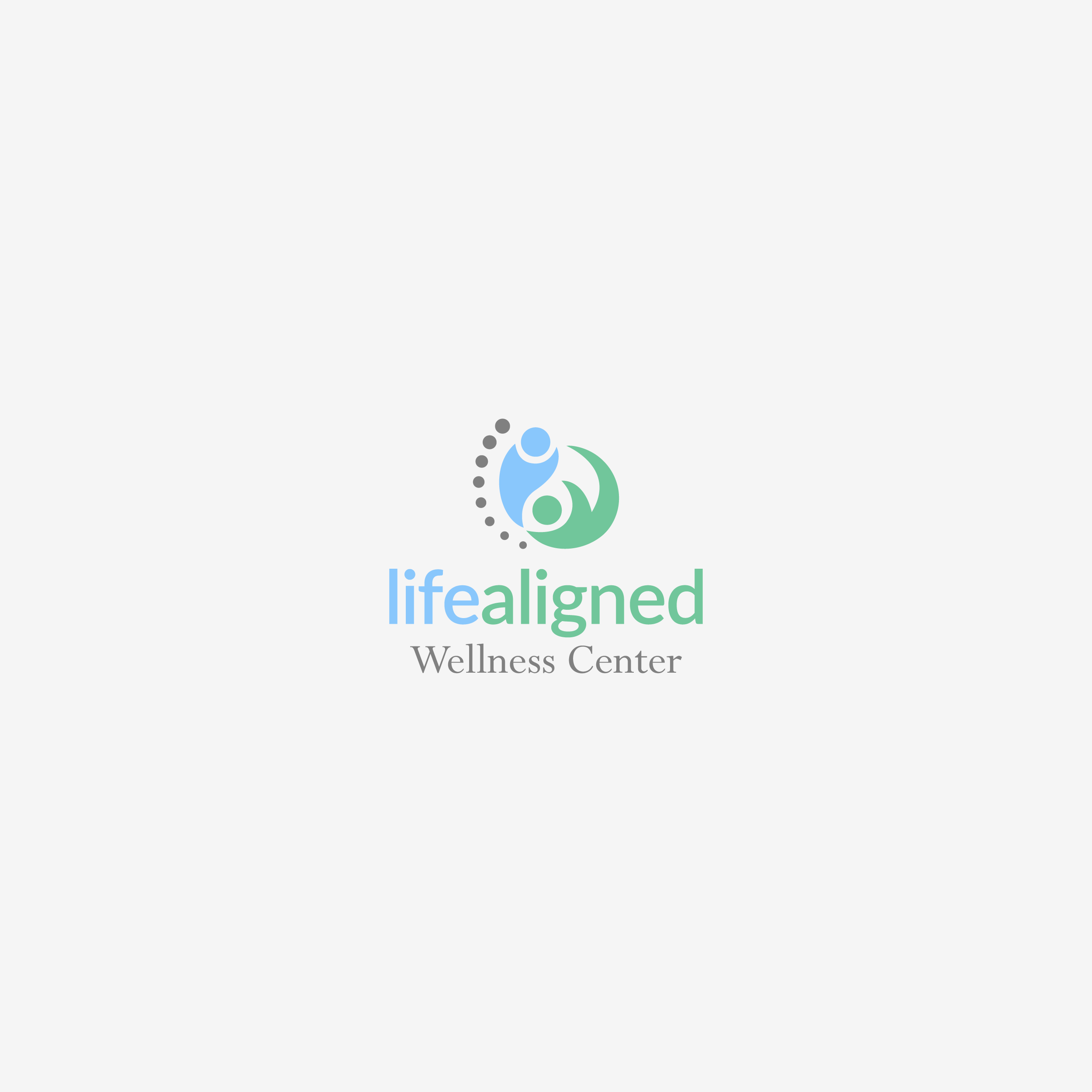 Logo Design by Rusty Circle for Life Aligned Wellness Center | Design #27751890