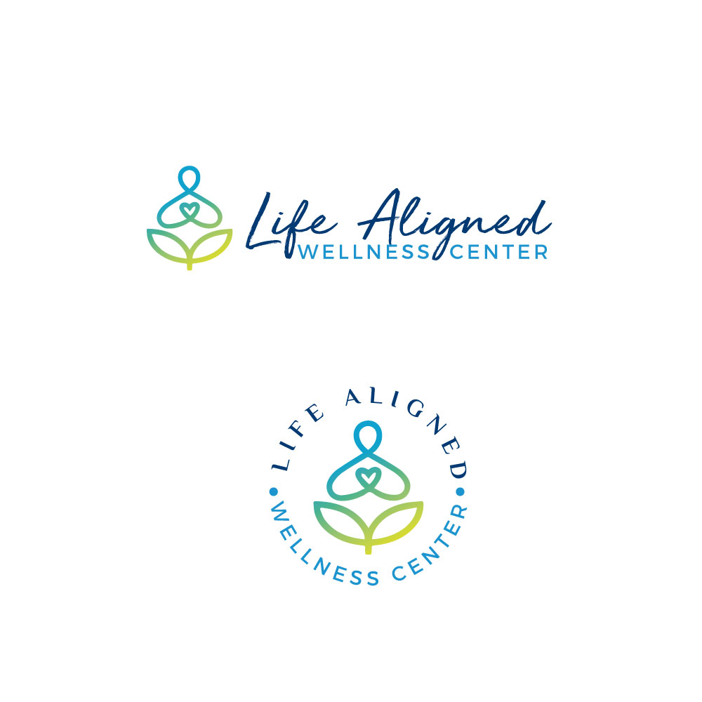 Logo Design by CMYKINK for Life Aligned Wellness Center | Design #27763044