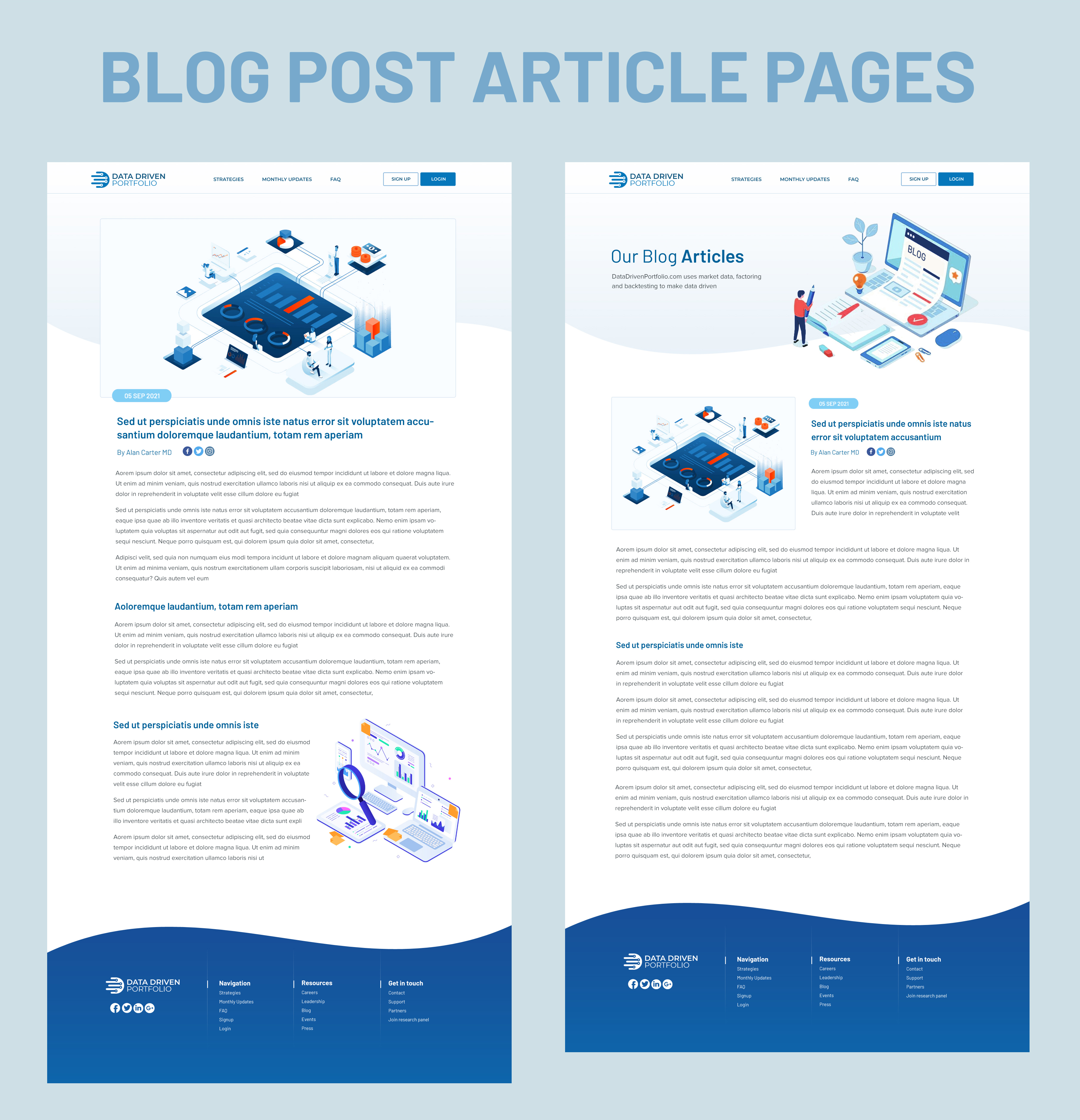 Web Design by Blue Sparrow for this project | Design #27772159