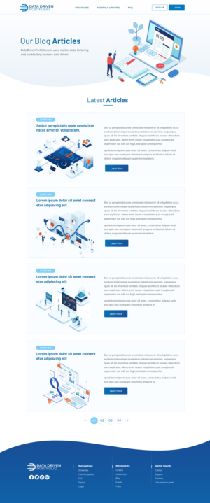 Web Design by Blue Sparrow for this project | Design: #27772161