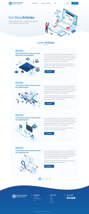 Web Design by Blue Sparrow for this project | Design: #27780336