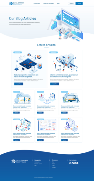 Web Design by Blue Sparrow for this project | Design: #27780337