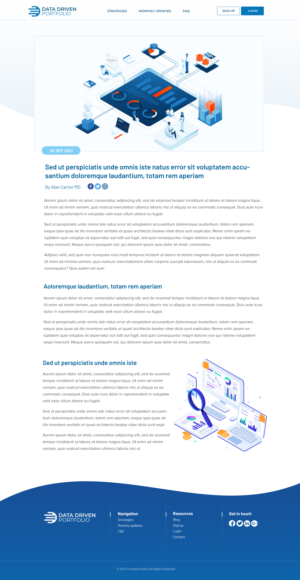 Web Design by Blue Sparrow for this project | Design: #27780338