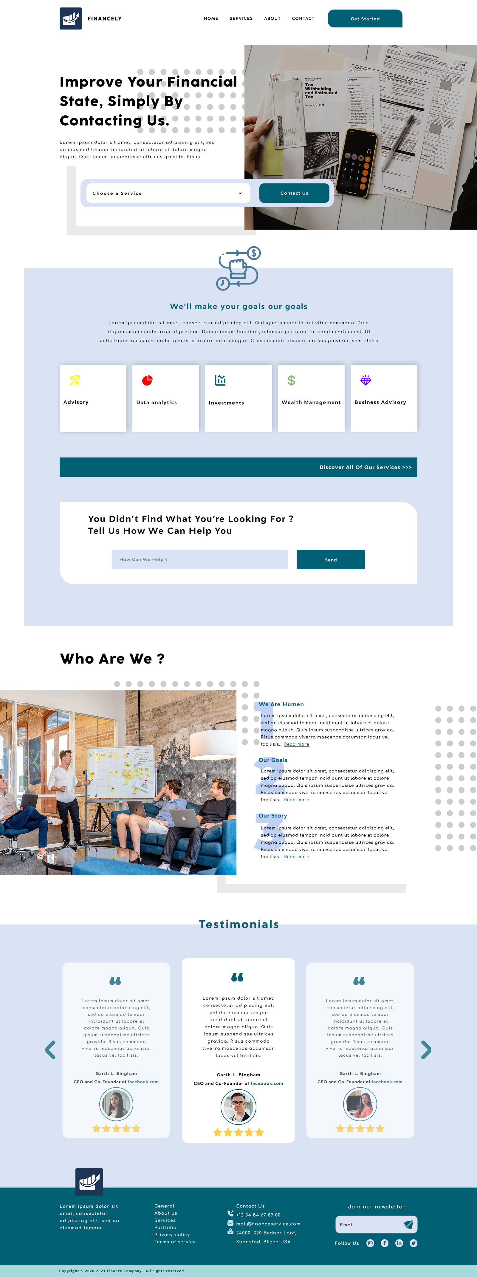 Diseño Web por amar achouri para este proyecto | Diseño #27755565