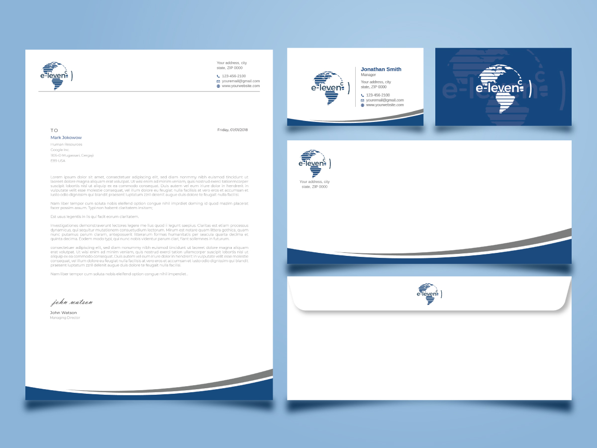 Stationery Design by LAXMI DESIGNHUB for this project | Design #27807151