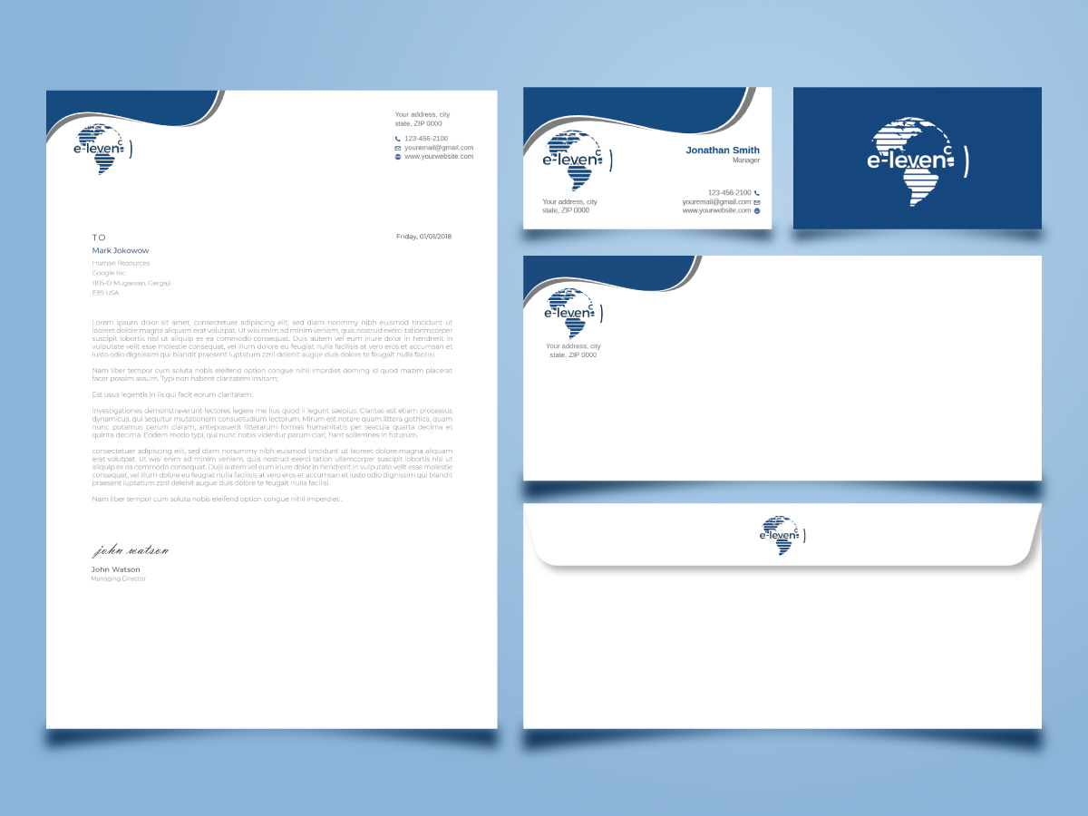 Stationery Design by LAXMI DESIGNHUB for this project | Design #27807153