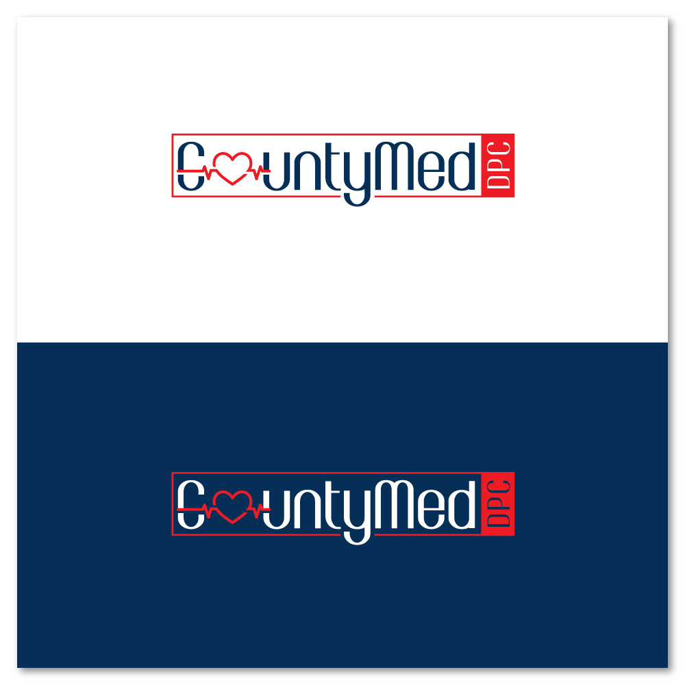Logo Design by Sujit Banerjee for CountyMed DPC | Design #27753199